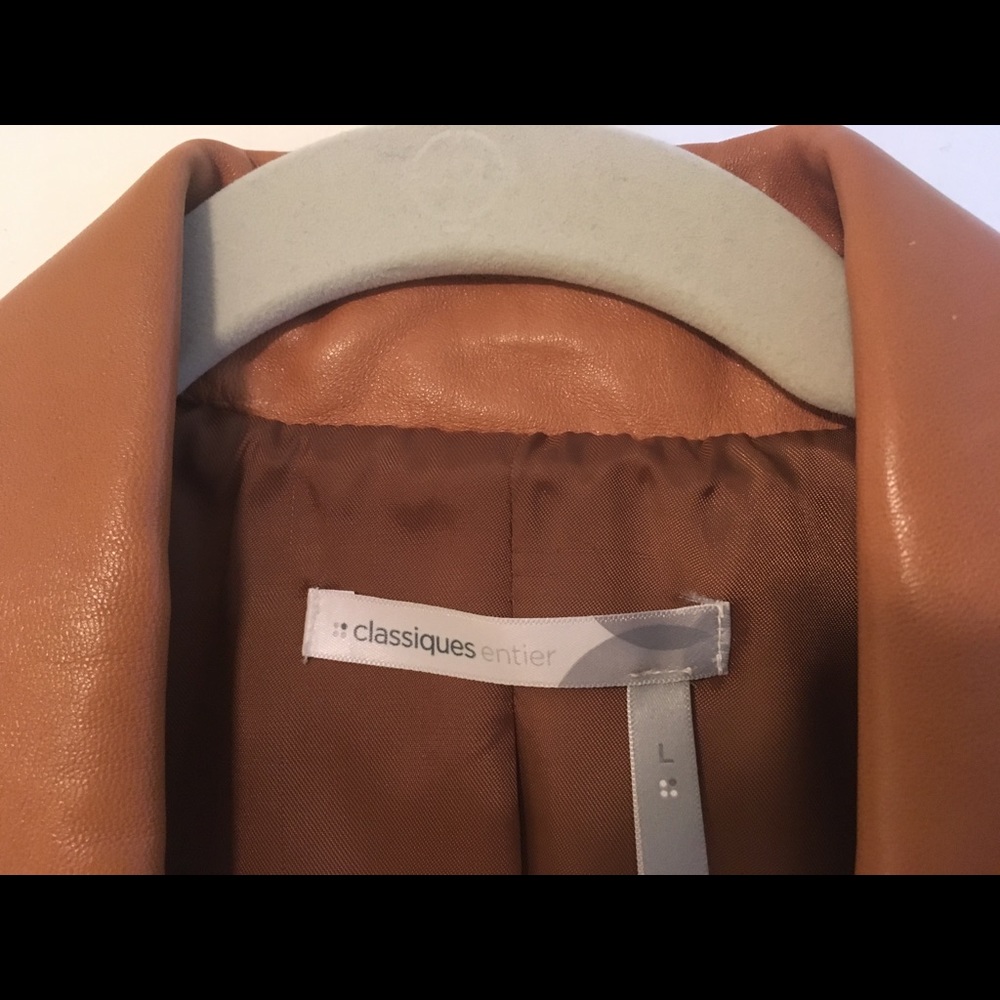 Vintage Leather Blazer - Picture 3 of 4